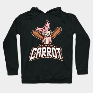 Where's My Carrot Rabbit Hoodie